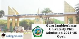 Guru Jambheshwar University PhD Admission Open